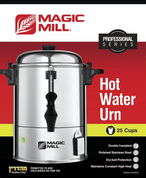 Maguc mill hot water urn